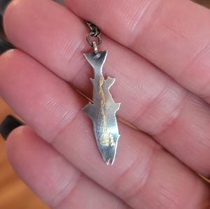 The Noisy Plume trout necklace